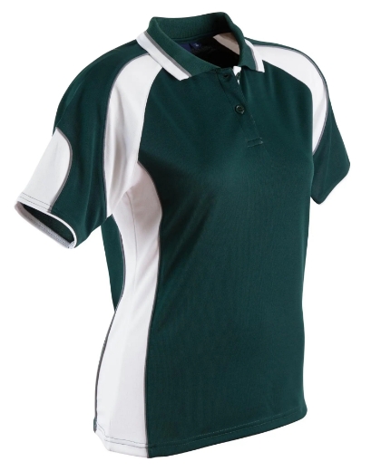 Picture of Winning Spirit, Ladies Cooldry Contrast Polo w Panels